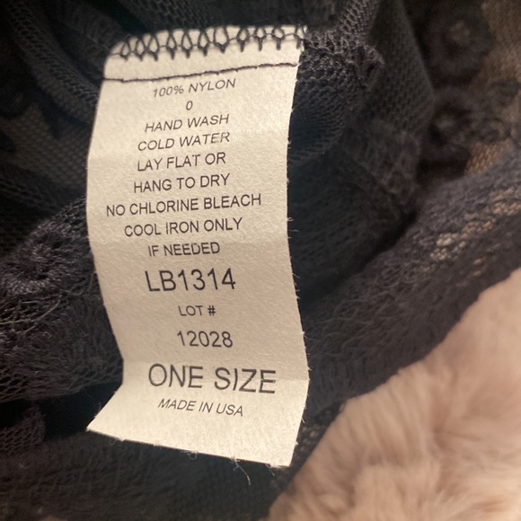 Black off shoulder sheer blouse - Picture 11 of 11